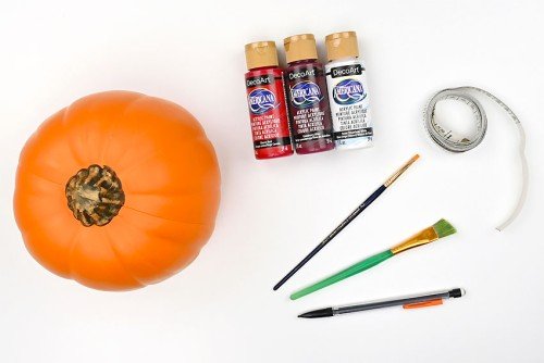 Plaid Pumpkin Supplies