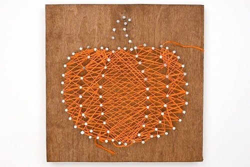 Pumpkin String Art