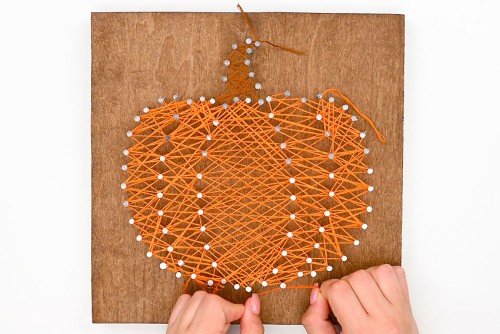 Pumpkin String Art