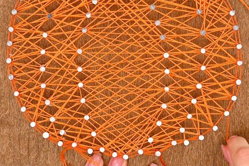 Pumpkin String Art