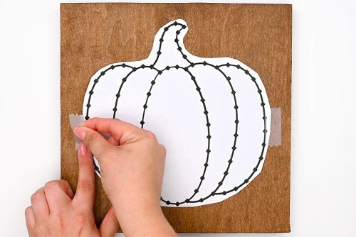 Pumpkin String Art