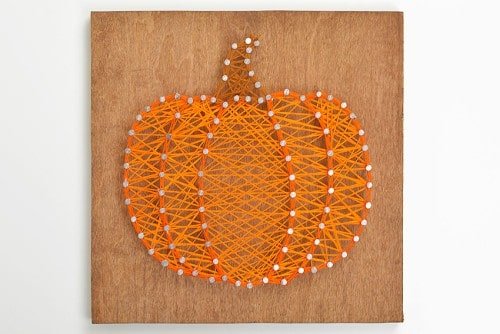 Pumpkin String Art