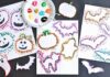Halloween Q-Tip Painting: Simple and Fun Craft for Kids Q-tip art made with Halloween templates