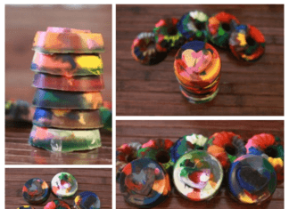 Recycle broken Crayons Craft- Shaped Crayons