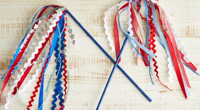 Make Festive Ribbon Sparklers