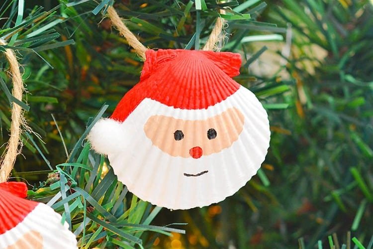 Santa face ornament