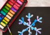 How to make Salt Painting Snowflake