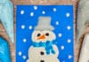 How to make Puffy Painting Snowman