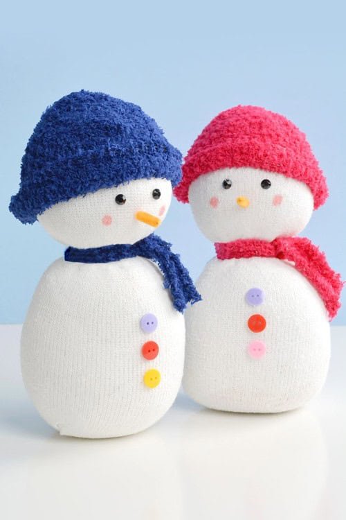 Winter Crafts - Sock Snowman