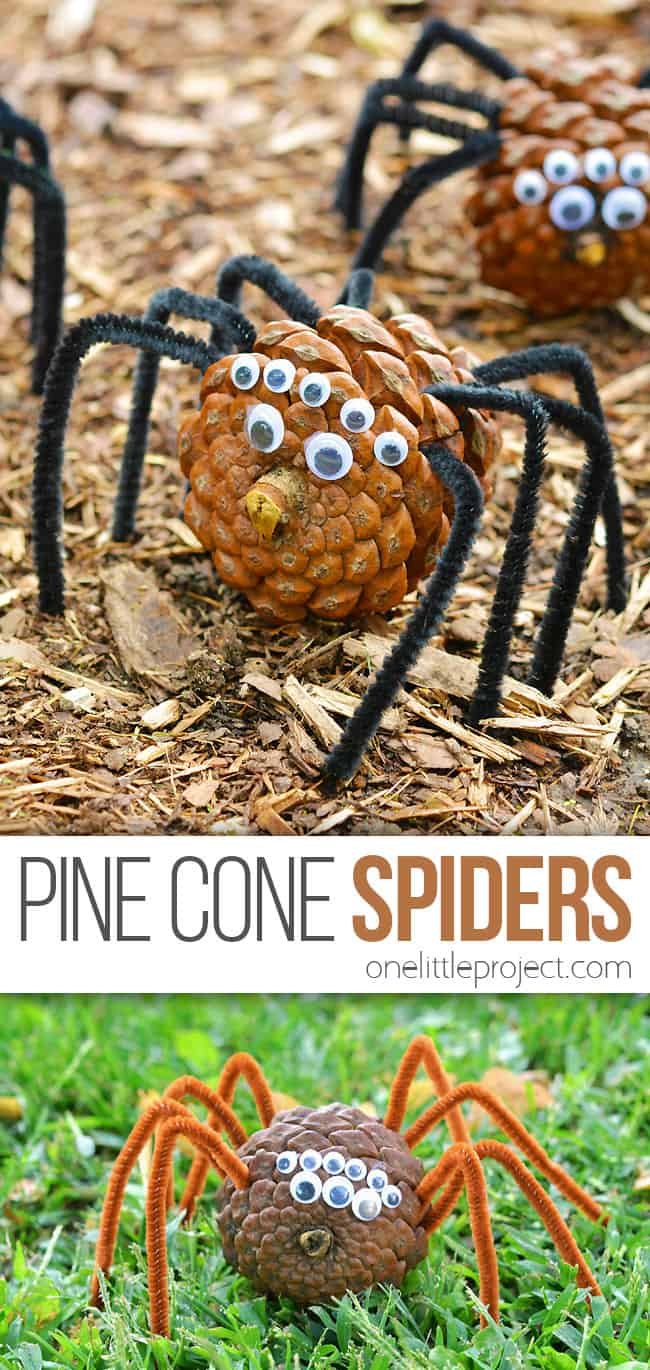 DIY spider craft