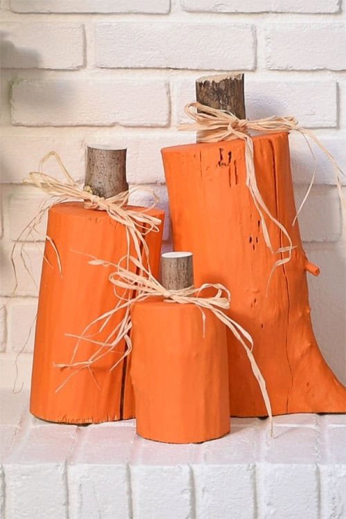 Pumpkin Crafts - Stump Pumpkins