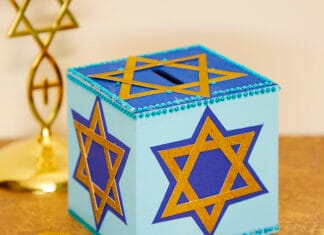 How to make Star of David Wooden Tzedakah Box