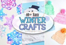 40+ Easy Winter Crafts