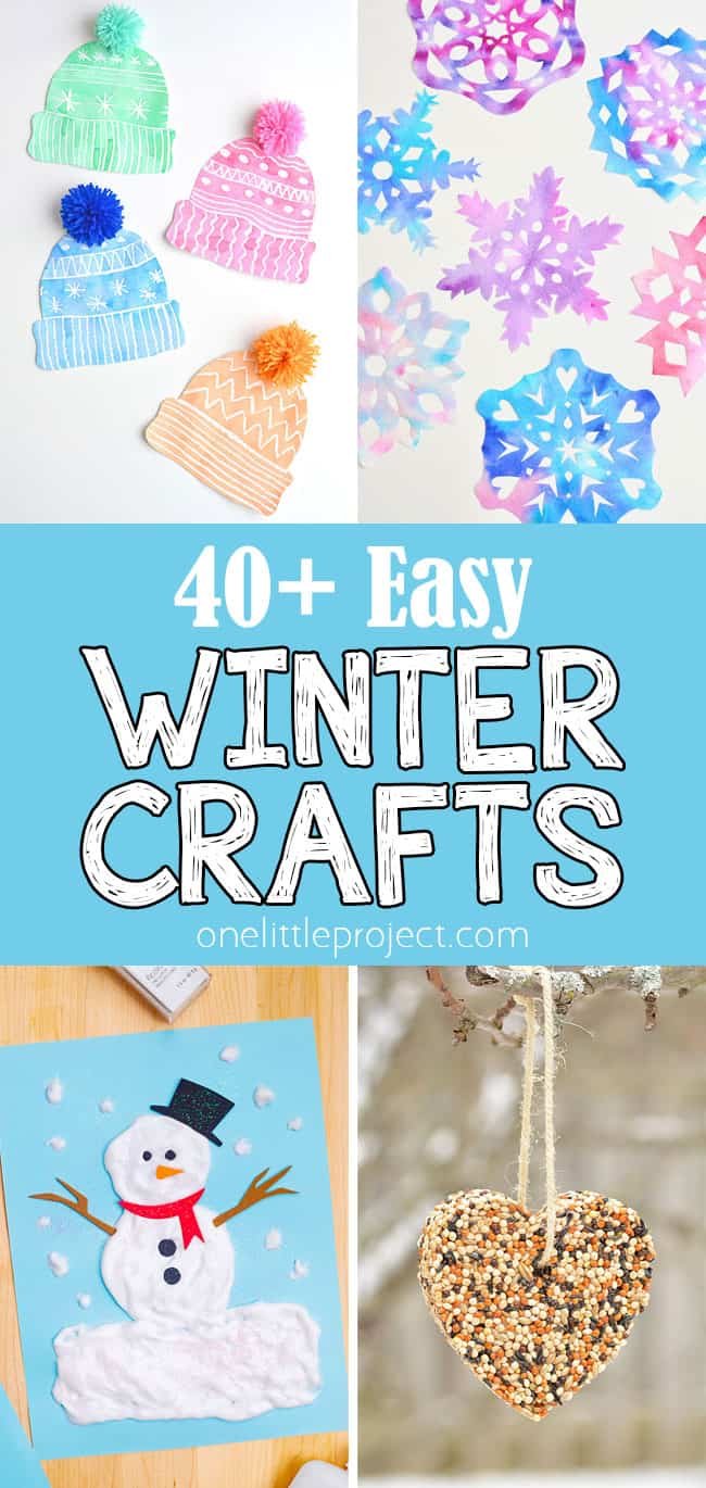 40+ fun and easy winter craft ideas