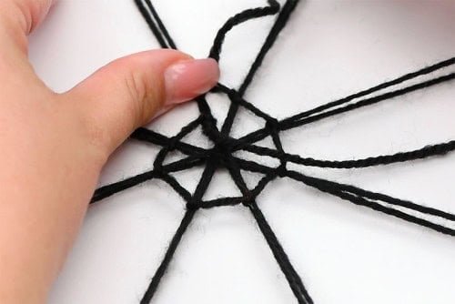 Yarn Spider Web