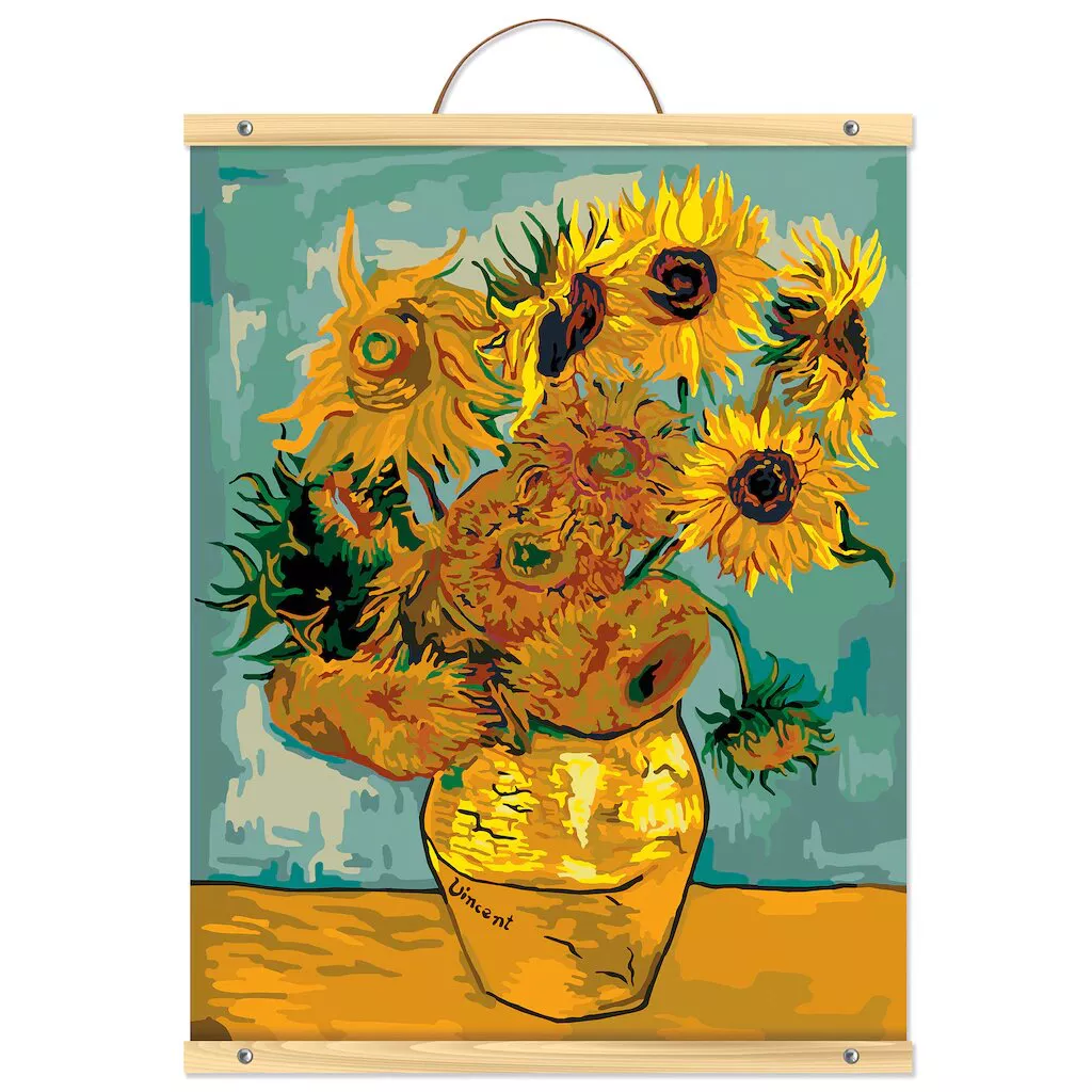 Van Gogh Vase Paint-by-Numbers Kit