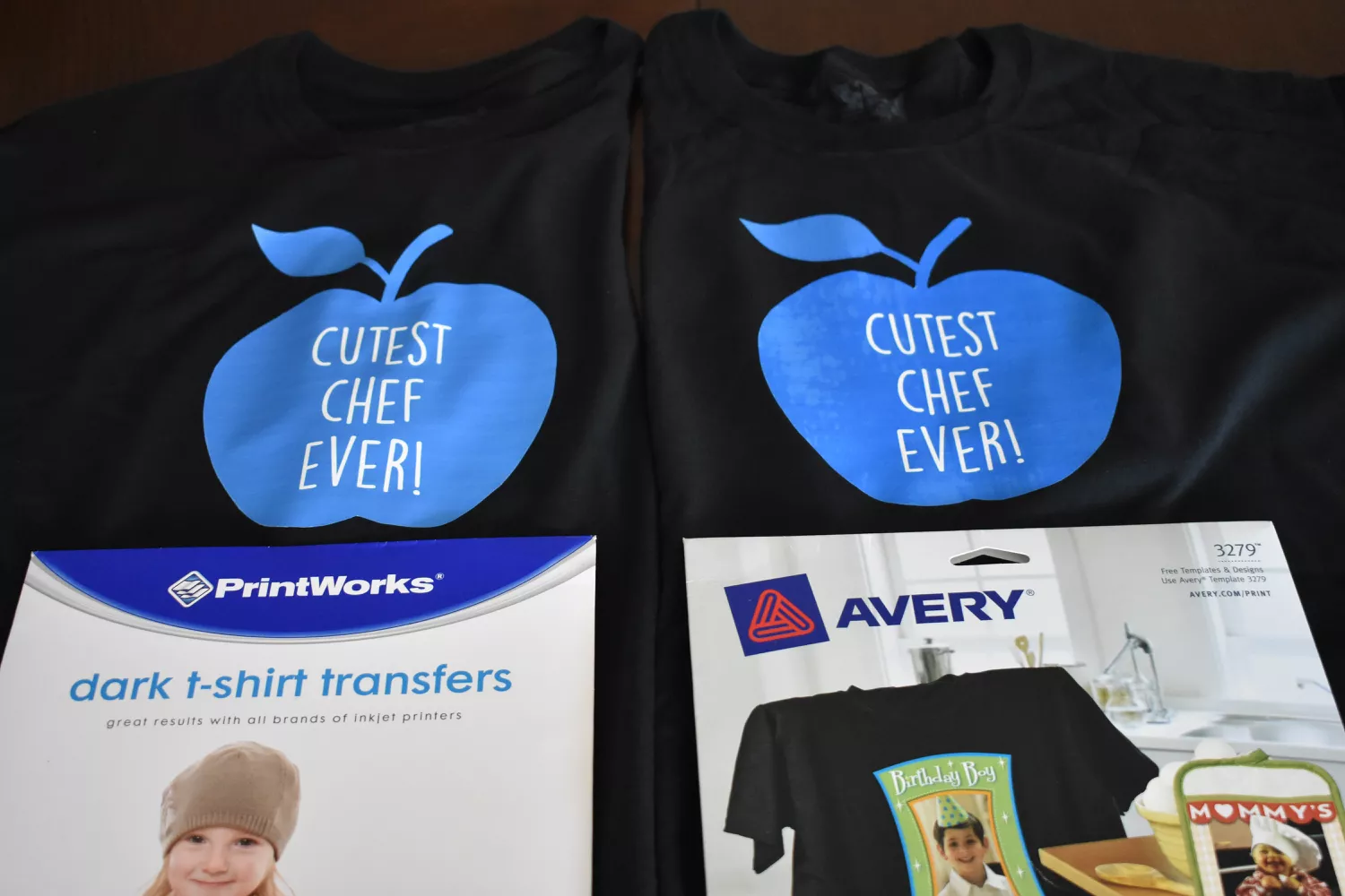 Avery Printable T-Shirt Transfers for Dark Fabrics