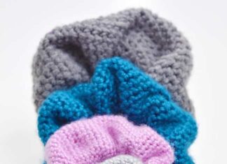How to Crochet a Scrunchie Pile of cute and soft crochet scrunchies