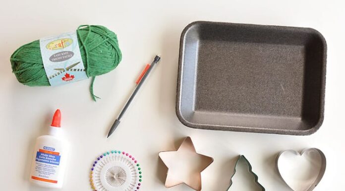 How to Make Wrapped Yarn Ornaments