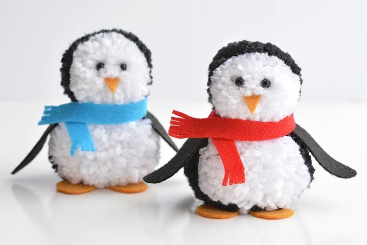 Pom pom penguins