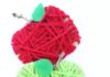 Cardboard Yarn Apples Make some yarn wrapped cardboard apples for a SUPER EASY fall kids craft!