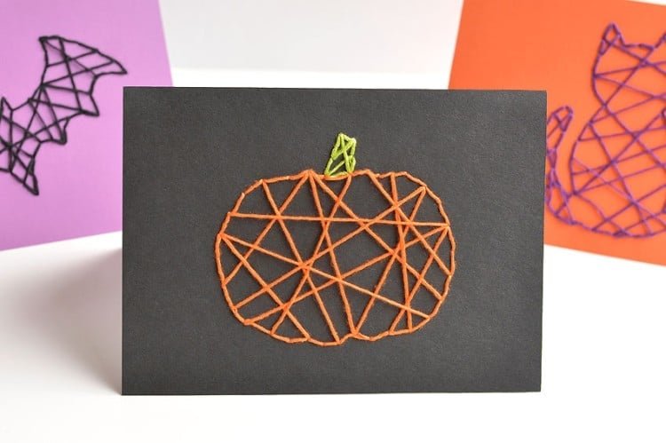 Halloween string art