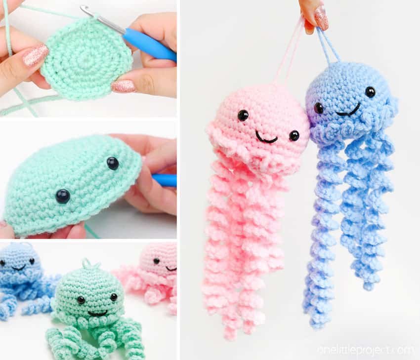 How to crochet a jellyfish for beginners