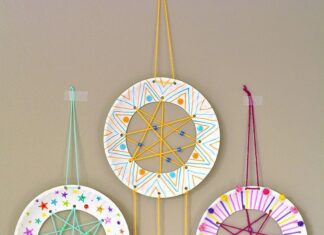 How to Make a Dreamcatcher Three dreamcatchers hanging on a wall