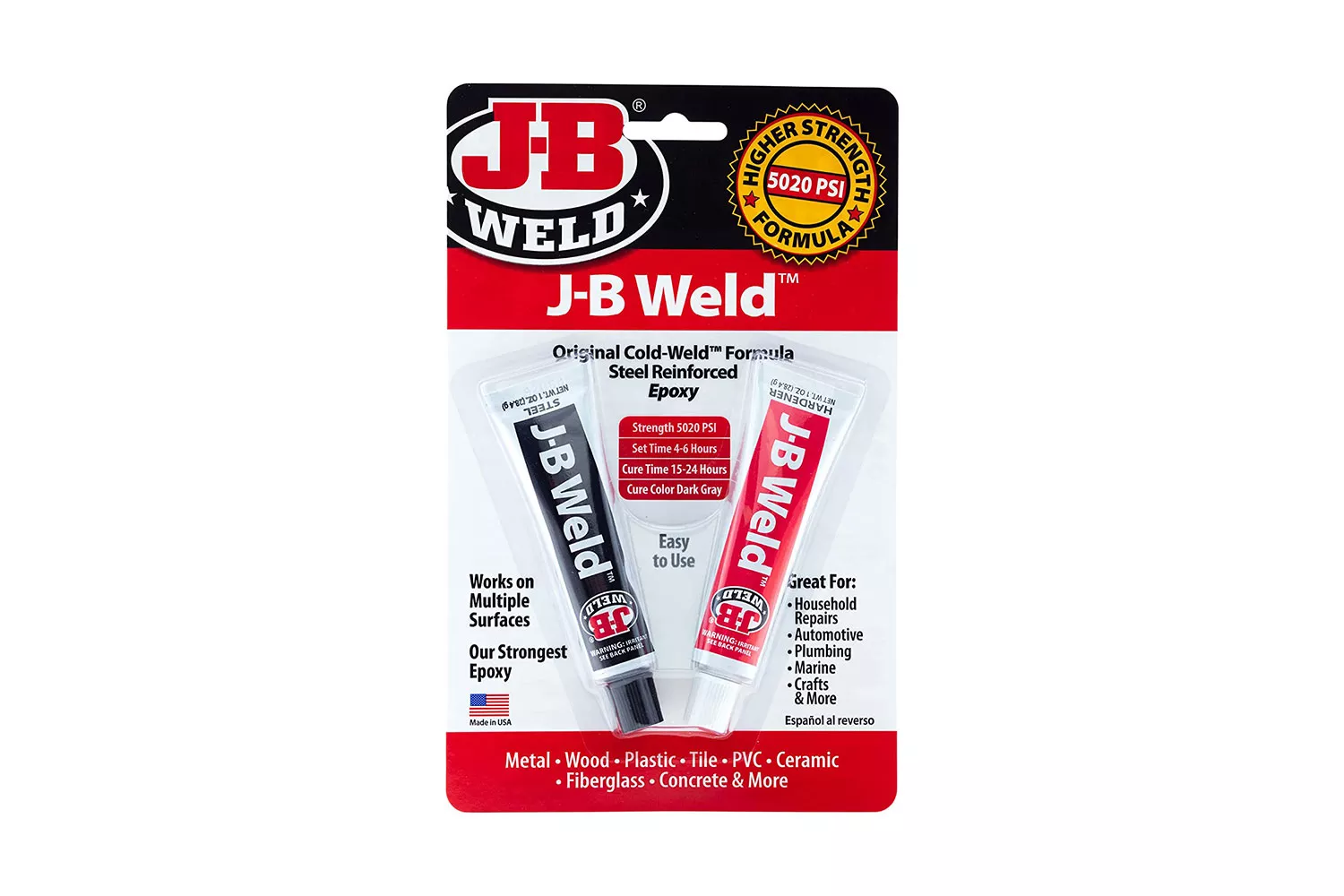 J-B Weld Original Cold-Weld Formula Steel Reinforced Epoxy