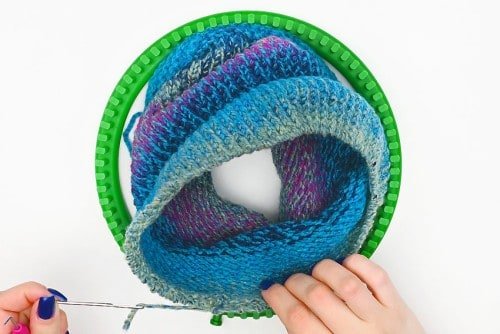 Loom Knitting Hat