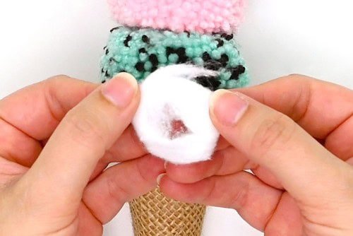 Pom Pom Ice Cream Cones