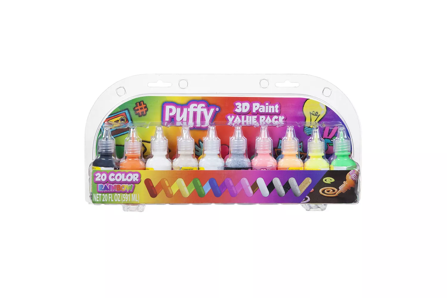 Puffy Rainbow 3D Paint Pack