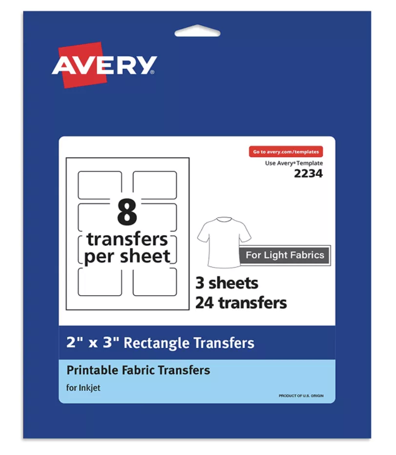 Avery Printable DIY T-Shirt Transfers