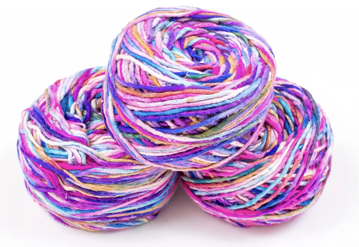 Darn Good Yarn Silk Roving Worsted Weight Yarn