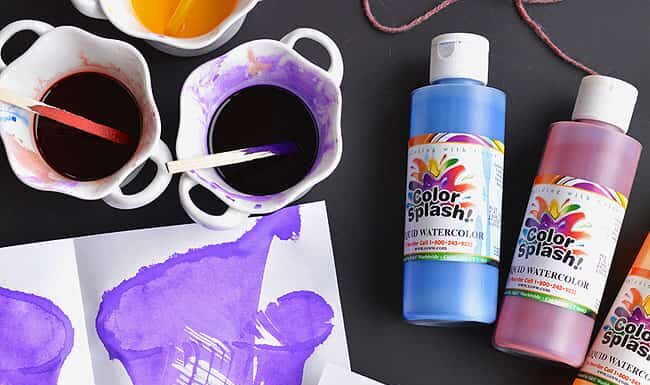 String Painting: A Beautiful Art Technique using Ink or Liquid Watercolors string painting