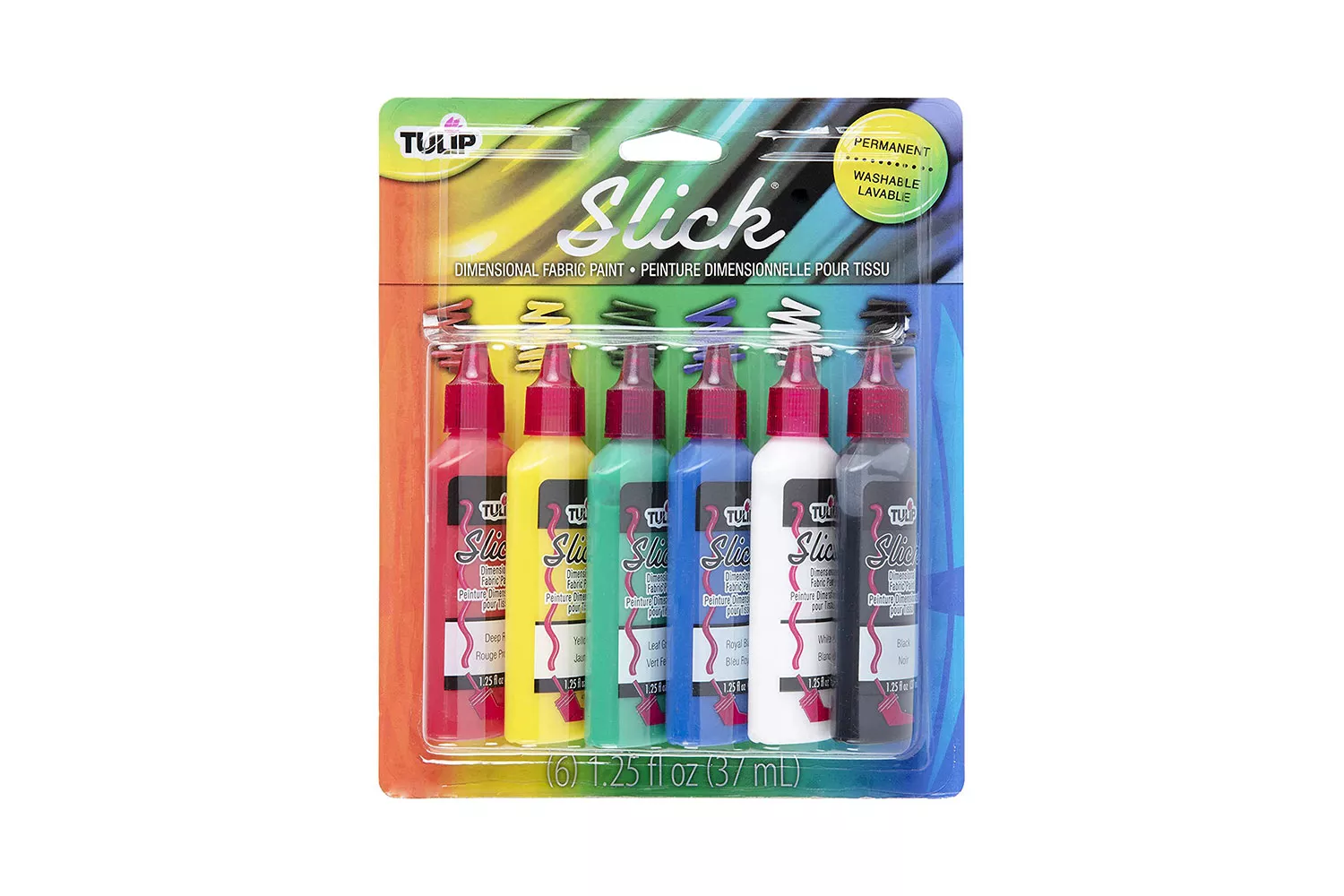 TULIP Washable Slick 3D Fabric Paint Set