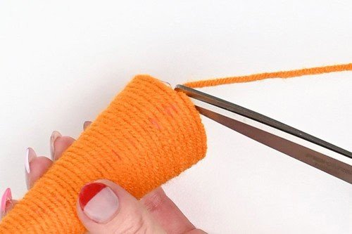 Yarn Carrot Craft