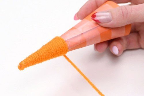 Yarn Carrot Craft