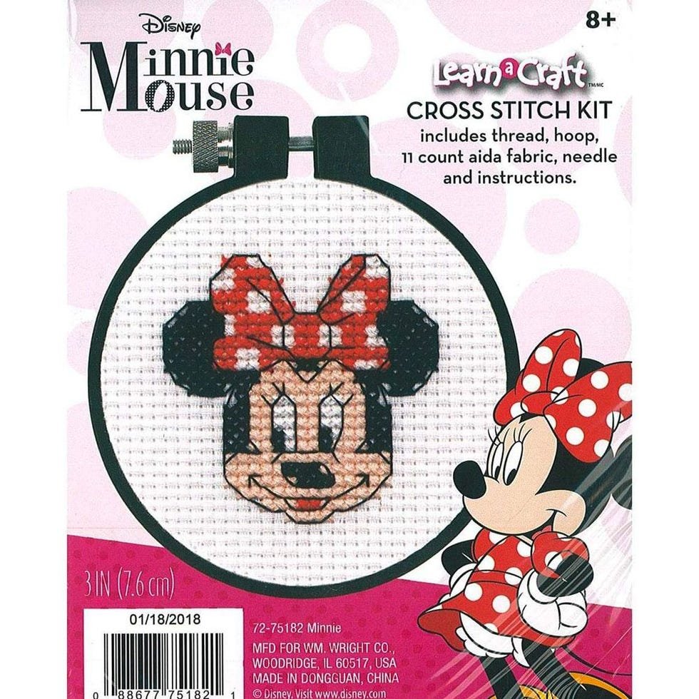 Minnie Mouse Counted Cross-Stitch Kit