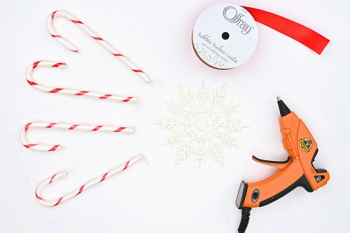 Candy Cane Wreath Supplies