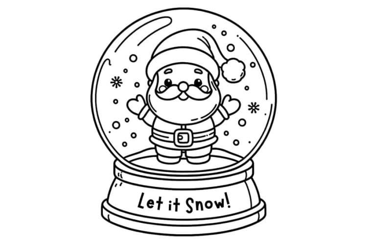 Free, printable Christmas coloring pages