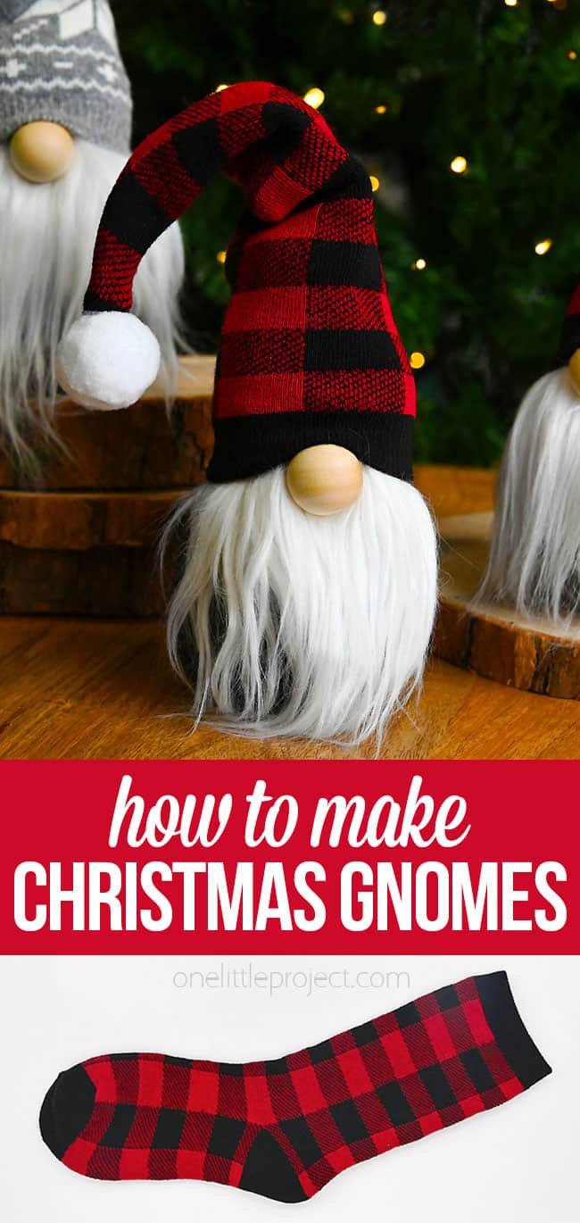 Cute and easy Christmas gnomes craft