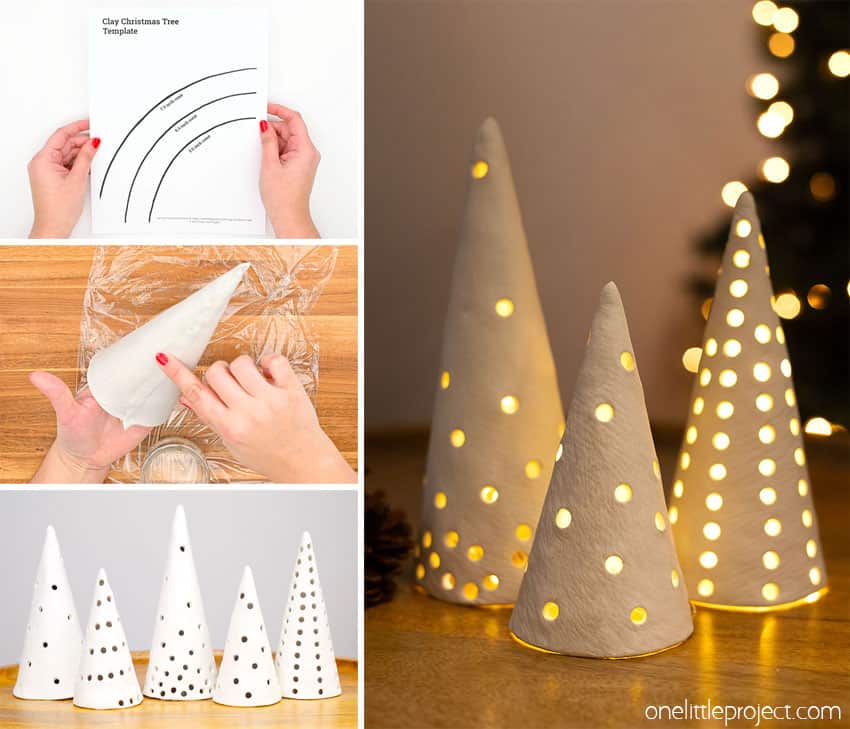 DIY Clay Christmas Tree How to make a clay Christmas tree