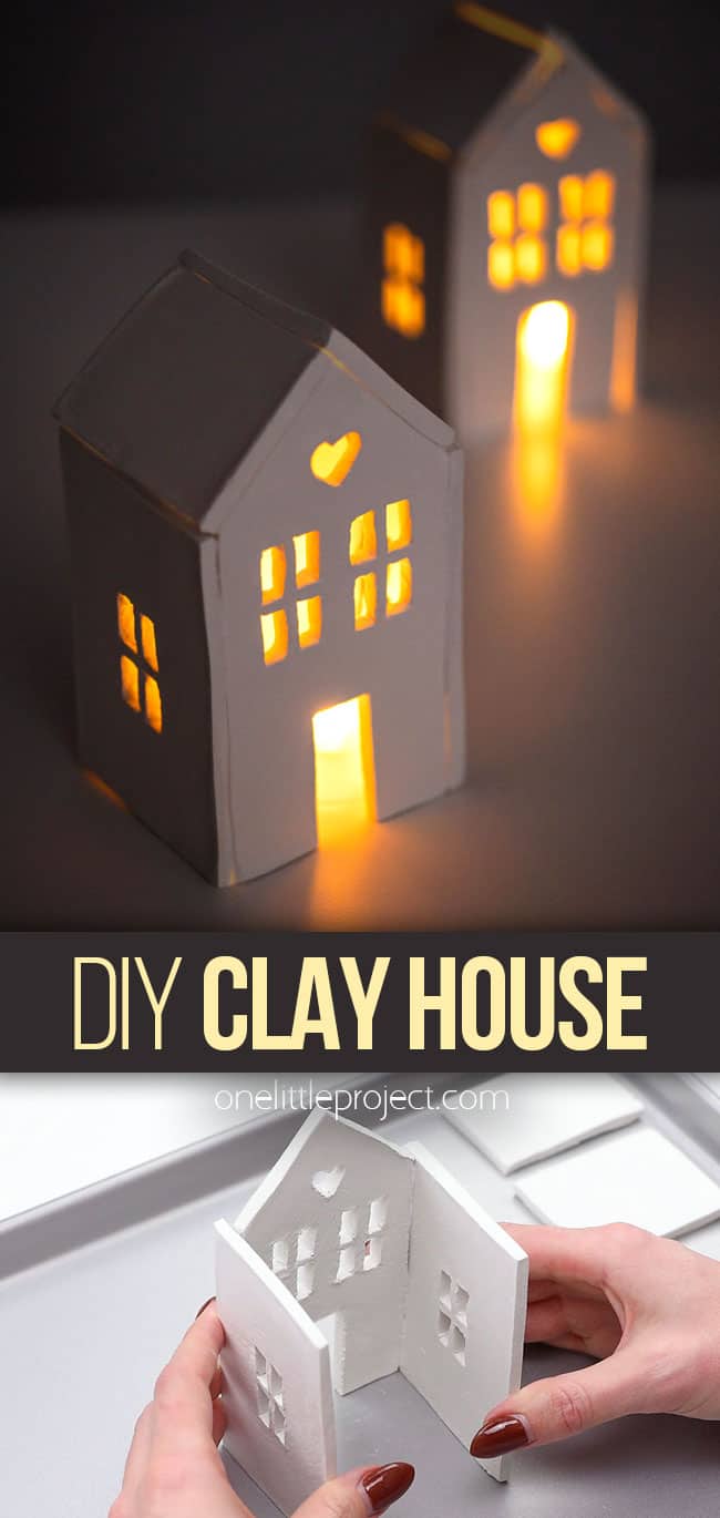 Air Dry Clay House Tutorial DIY Clay House