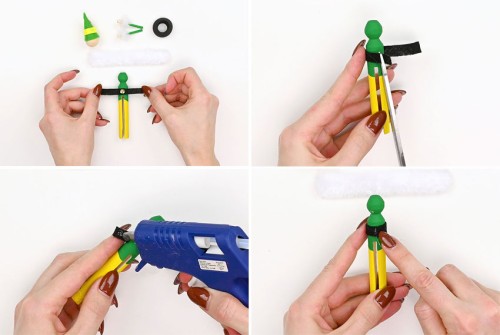 Clothespin Elf Craft