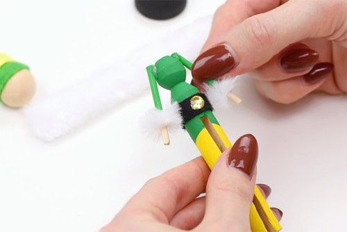 Clothespin Elf Craft