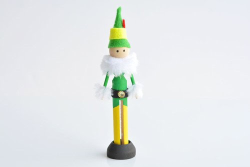 Clothespin Elf Craft