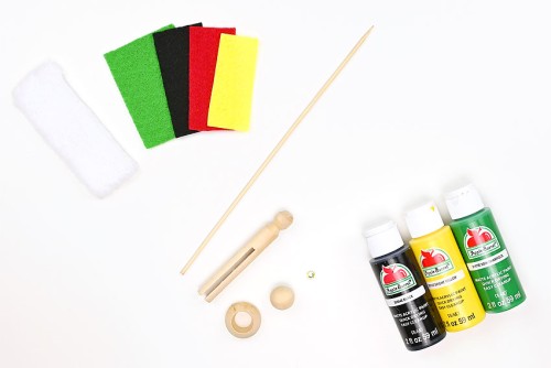 Clothespin Elf Craft Supplies