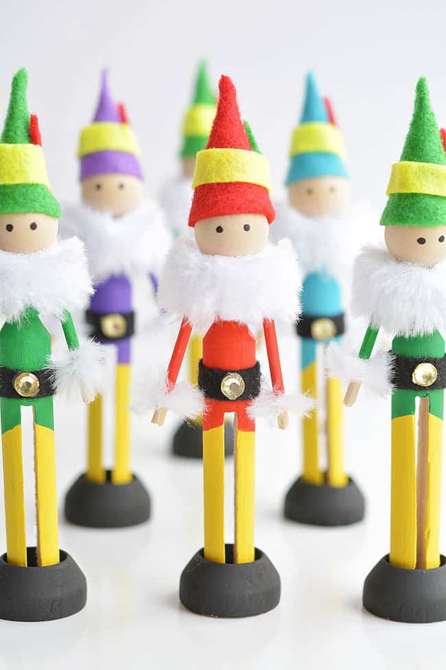 Clothespin elves