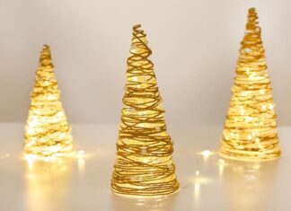 DIY String Christmas Tree DIY twine Christmas tree